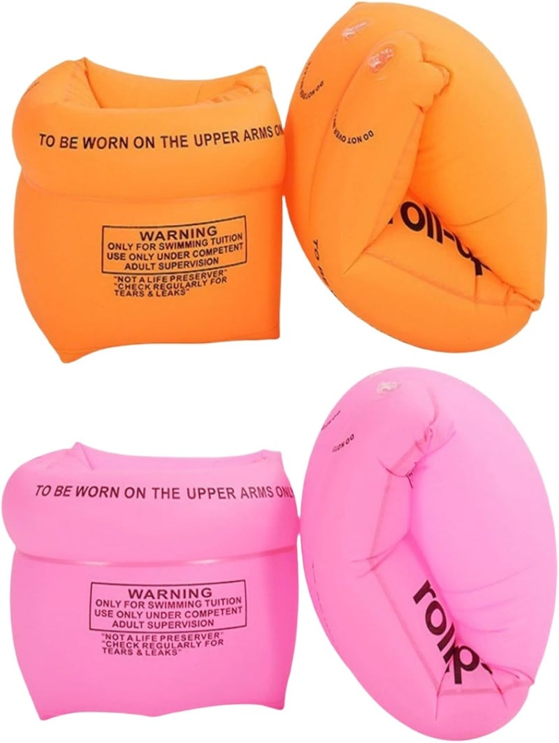 YUNLOVXEE 2-4 Pack Arm Floaties Swimming Rings for Kids Children Adults, Pool Floats Arm Bands, Inflatable Swim Rings, PVC Arm Bands Floater Sleeves for Toddlers Children 3-5-6-12 Years - Image 1